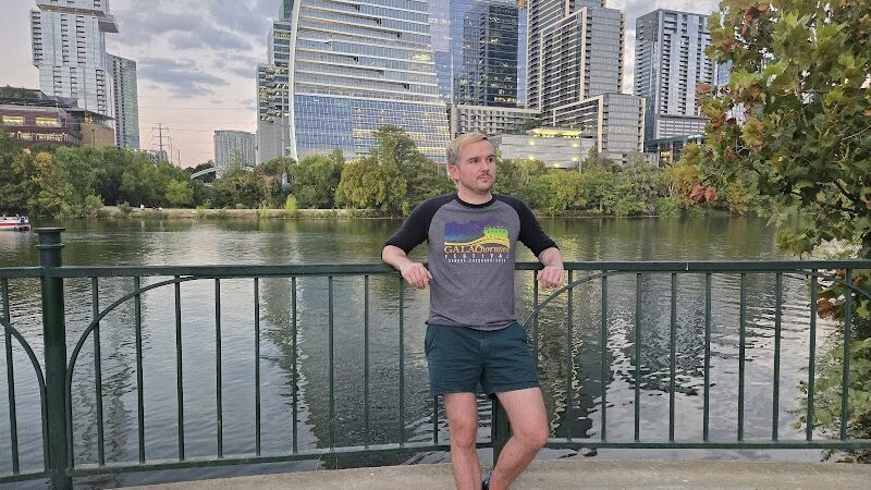 Dog Launch at Vic Mathias Shores - Austin, TX