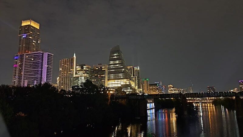 Dog Launch at Vic Mathias Shores - Austin, TX