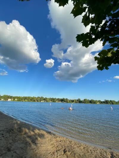 Bath Township Park Lake Beach - Bath Township,