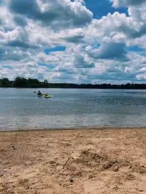 Bath Township Park Lake Beach - Bath Township,