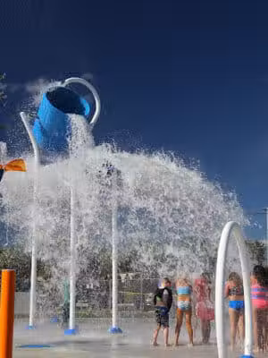 Beaverton spray park - Beaverton, MI
