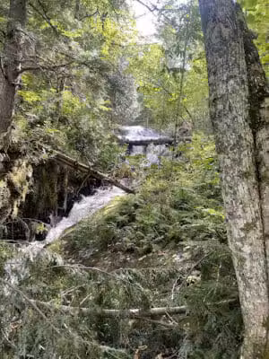 West Yellow Dog Falls Trailhead - Big Bay, MI