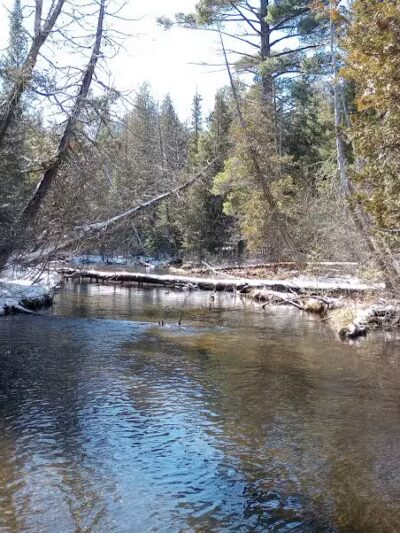 Luzerne Boardwalk for the shore to shore horseback and hiking trail. - Big Creek Township,