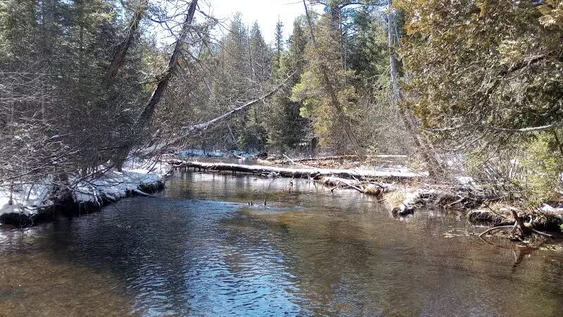 Luzerne Boardwalk for the shore to shore horseback and hiking trail. - Big Creek Township,