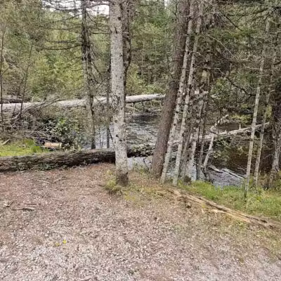 Luzerne Boardwalk for the shore to shore horseback and hiking trail. - Big Creek Township,