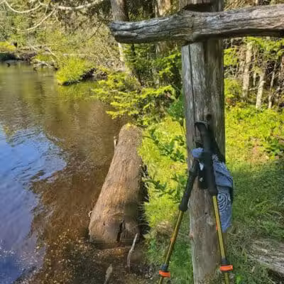 Luzerne Boardwalk for the shore to shore horseback and hiking trail. - Big Creek Township,