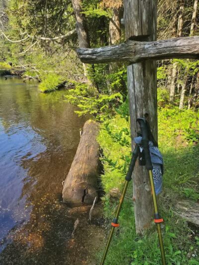 Luzerne Boardwalk for the shore to shore horseback and hiking trail. - Big Creek Township,