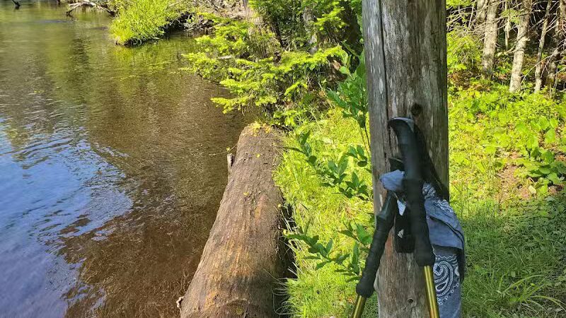 Luzerne Boardwalk for the shore to shore horseback and hiking trail. - Big Creek Township,
