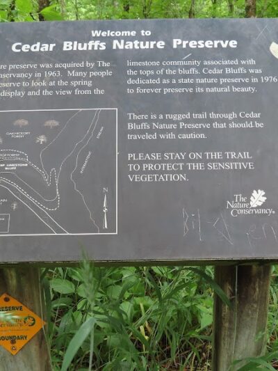 Cedar Bluffs Nature Preserve - Bloomington, IN