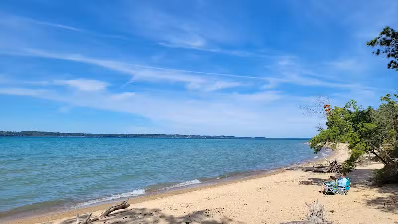 Monocle Lake Campground - Brimley, MI