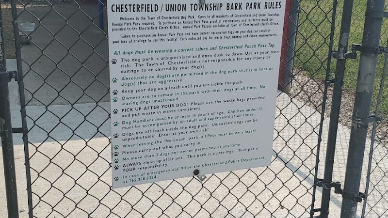 Chesterfield dog park - Chesterfield, IN