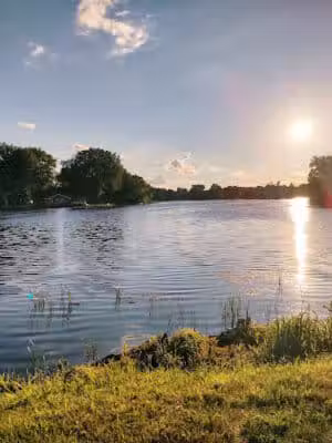 The Dam at Lake Shamrock - Clare, MI