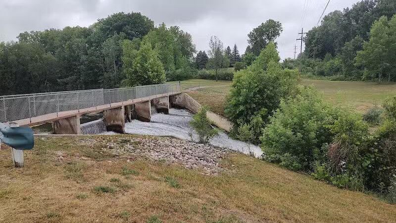 The Dam at Lake Shamrock - Clare, MI