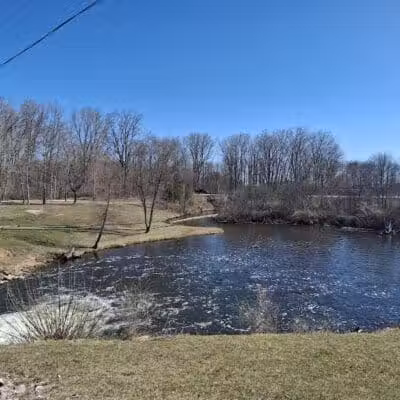 The Dam at Lake Shamrock - Clare, MI