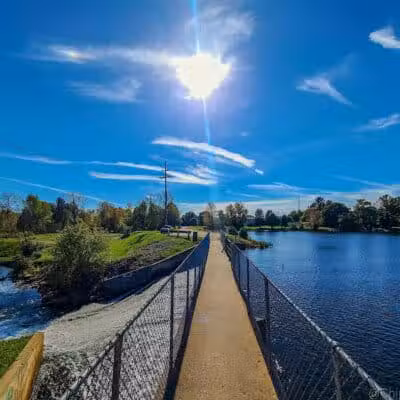 The Dam at Lake Shamrock - Clare, MI
