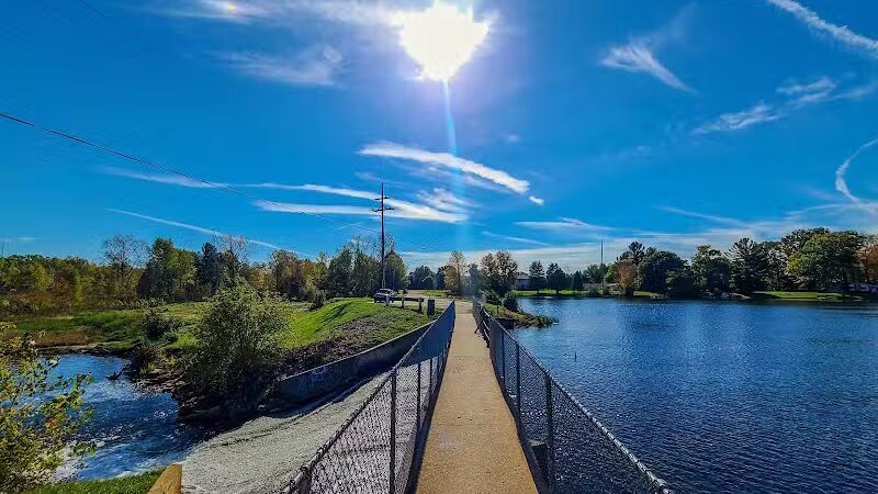 The Dam at Lake Shamrock - Clare, MI