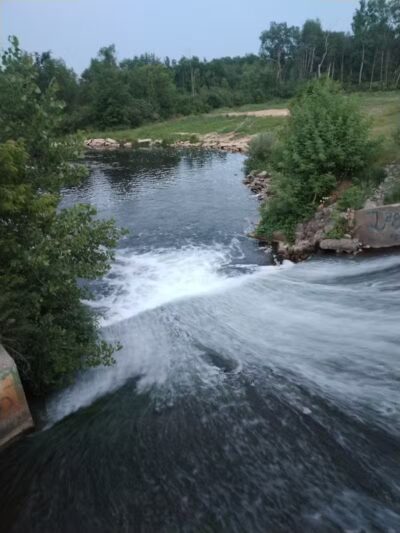 The Dam at Lake Shamrock - Clare, MI