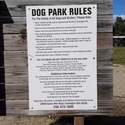 William Grace Dog Park - Farmington Hills, MI