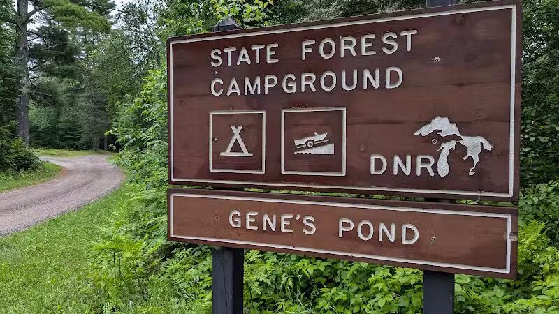Genes Pond State Forest Campground - Felch,