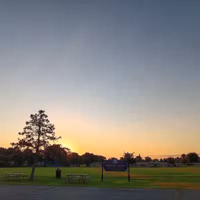 Reindel Park, parking accessible behind strip mall - Fraser,