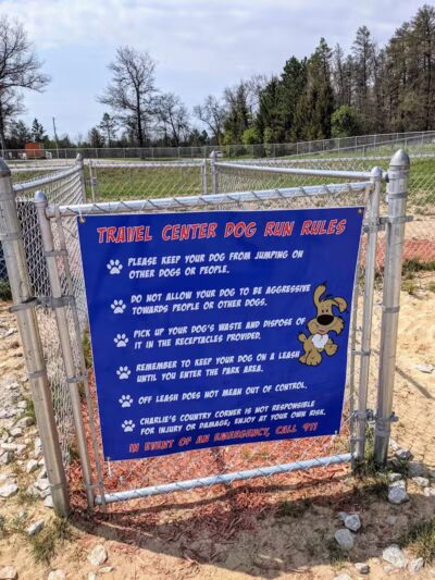 Travel Center Dog Park - Grayling, MI