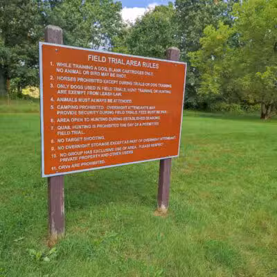 Sod Farm Field Trial Grounds - Highland Township, MI