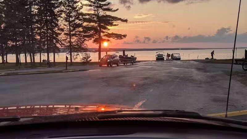 Burt Lake State Park Boat Launch Ramp - Indian River,