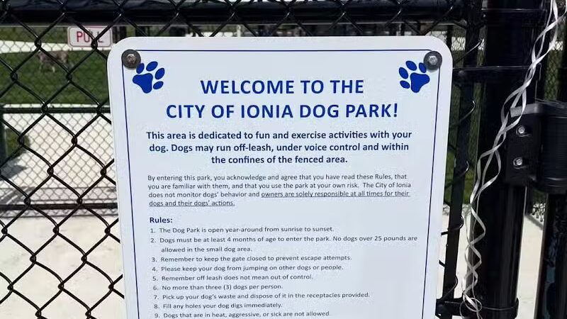 Ionia County dog park - Ionia,