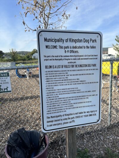 Municipality of Kingston Dog Park - Kingston, PA