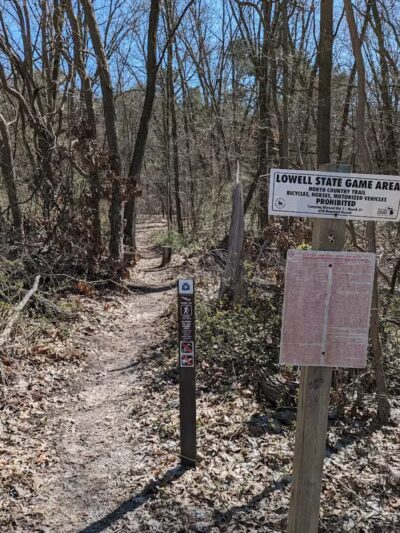 NCT - North Country Trail head - Lowell,