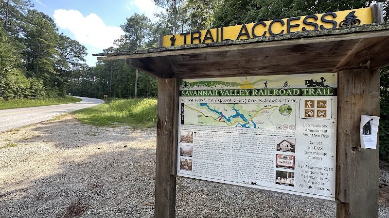 Savannah Valley Rail Road Trail - Huguenot Pkwy Trailhead - McCormick, SC