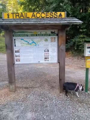 Savannah Valley Rail Road Trail - Huguenot Pkwy Trailhead - McCormick, SC