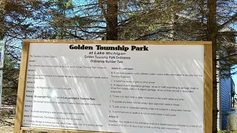 Golden Township Park at Lake Michigan - Mears,