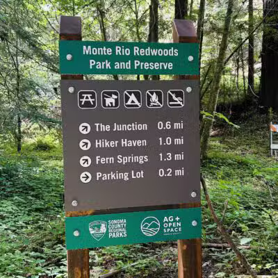 Monte Rio Redwoods Trailhead - Monte Rio, CA