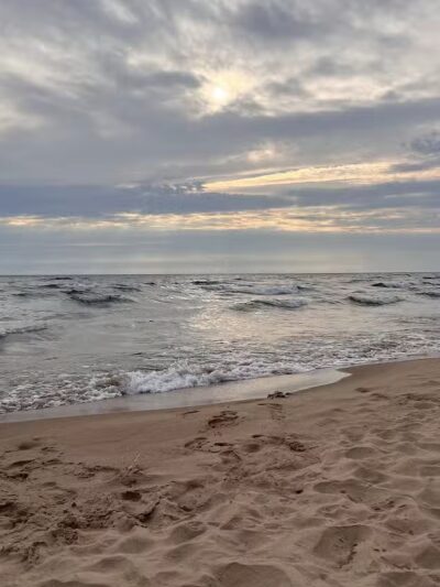 Lake Michigan Beach - Moran, MI
