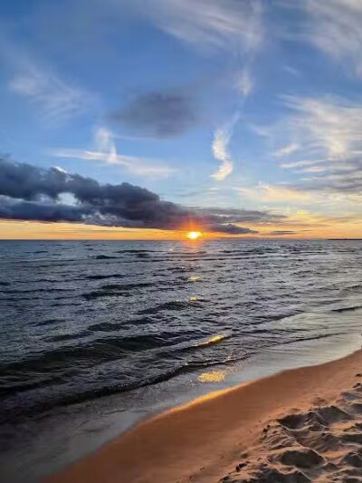 Lake Michigan Beach - Moran, MI