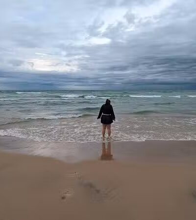 Lake Michigan Beach - Moran, MI
