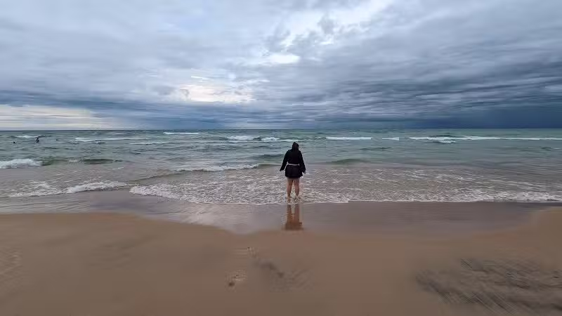 Lake Michigan Beach - Moran, MI