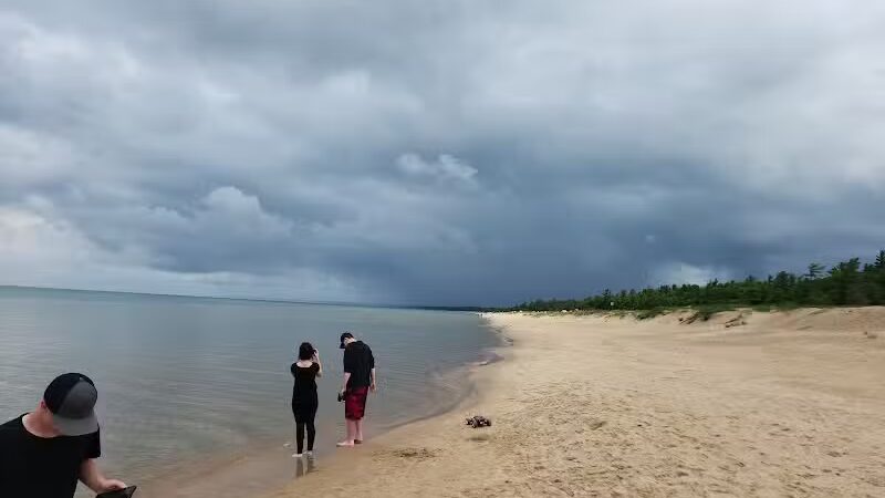 Lake Michigan Beach - Moran, MI