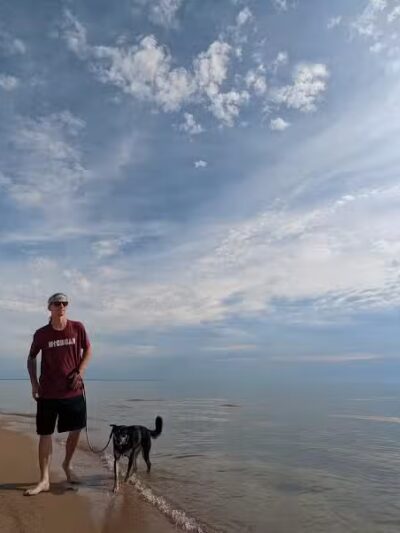 Lake Michigan Beach - Moran, MI