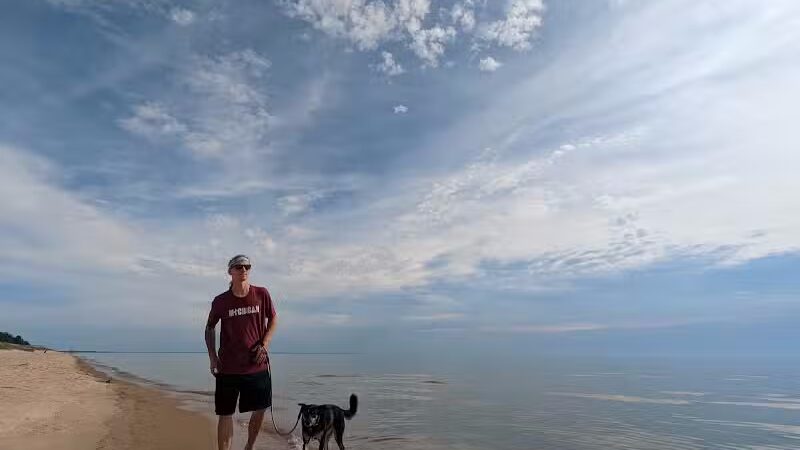 Lake Michigan Beach - Moran, MI