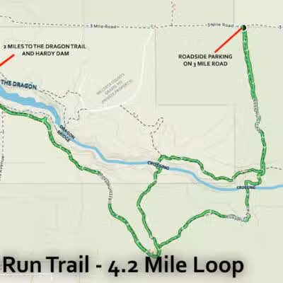 Rosy Run Trailhead - Roadside Parking - Morley,