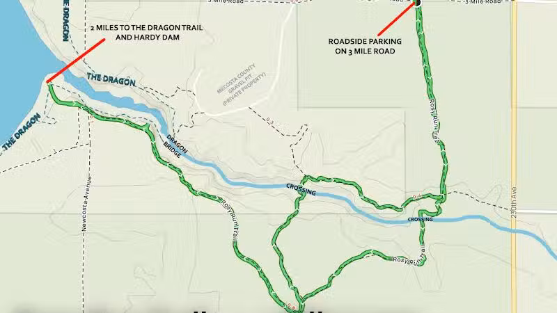 Rosy Run Trailhead - Roadside Parking - Morley,
