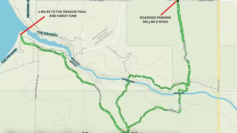 Rosy Run Trailhead - Roadside Parking - Morley,