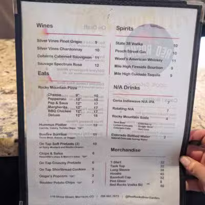 Red Rocks Beer Garden - Morrison, CO