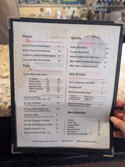 Red Rocks Beer Garden - Morrison, CO