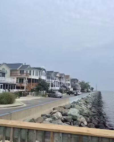 North Beach municipal parking lot - North Beach, MD
