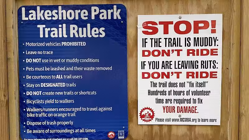 Lakeshore Trail - South Entrance (NO Parking) - Novi, MI