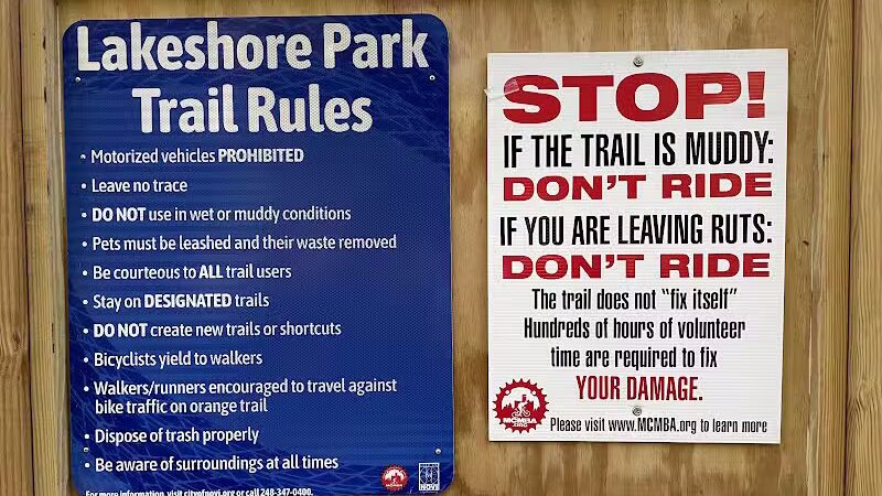 Lakeshore Trail - South Entrance (NO Parking) - Novi, MI