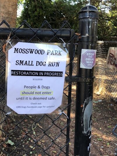 Mosswood Park Large Dog Run - Oakland, CA